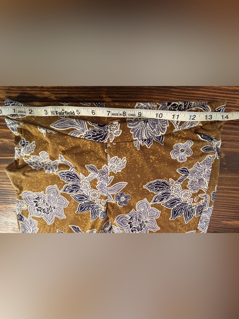 Free People Make A Statement Flare Pants in Bronze Combo Stretch Women’s XS - Picture 11 of 11